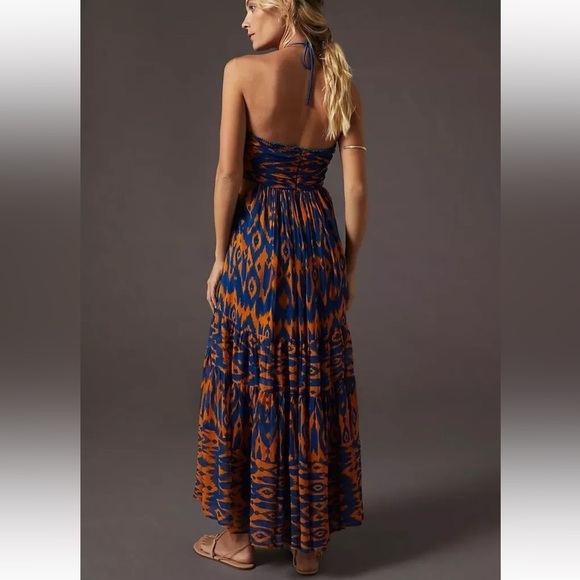 Anthropologie Verb by Pallavi Singhee Cut-Out Midi Dress Size Small - - Picture 6 of 11